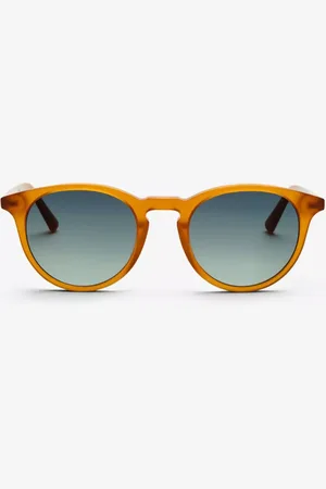 Messyweekend DEPP Amber Verdes Gafas de Sol para Hombre Naranjas