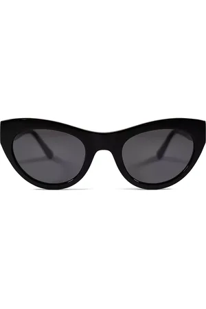 Messyweekend DONNA Negras Grises Gafas de Sol para Mujer Negras