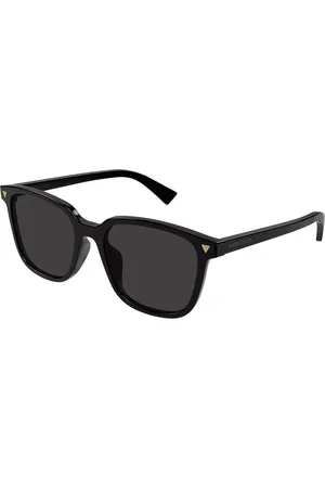 Bottega Veneta BV1255SA Ajuste Asiático 001 Gafas de Sol para Hombre Negras