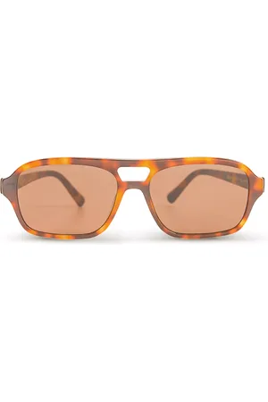 Messyweekend BURT Havana Marrones Gafas de Sol para Hombre Careyshell