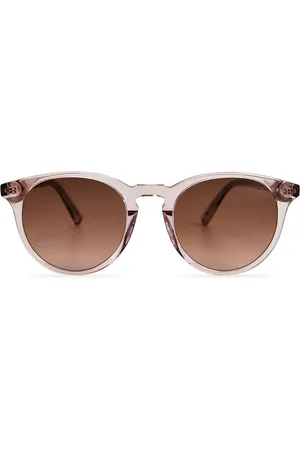 Messyweekend NEW DEPP Rose Marrones Gafas de Sol para Hombre Rosas