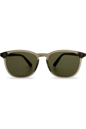 Messyweekend SEAN Bottle Verdes Gafas de Sol para Hombre Marrones