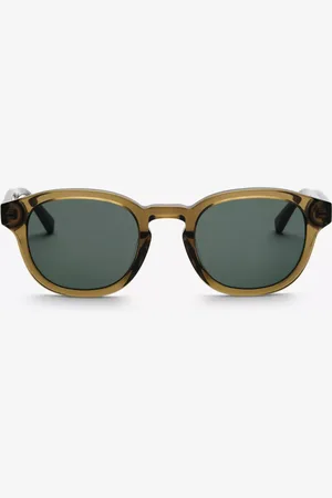 Messyweekend BILLE THE KID Bottle Verdes Gafas de Sol Para Niños Marrones