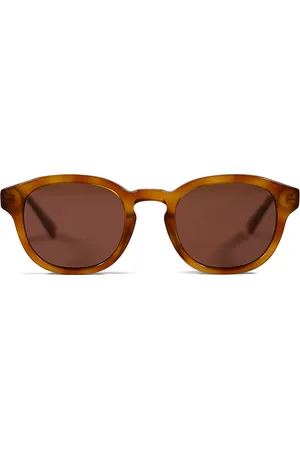 Messyweekend BILLE Havana Marrones Gafas de Sol para Hombre Careyshell