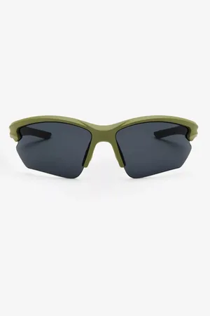Messyweekend RATE Army Grises Gafas de Sol para Hombre Verdes
