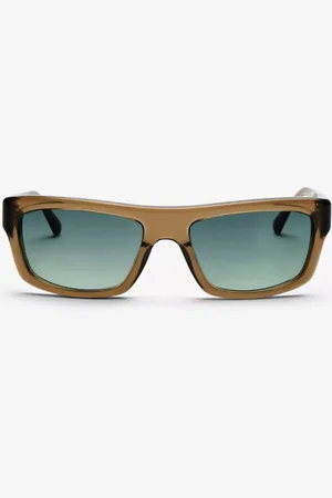 Messyweekend DENNIS Bottle Verdes Gafas de Sol para Hombre Marrones
