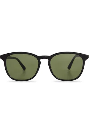 Messyweekend SEAN Negras Verdes Gafas de Sol para Hombre Negras