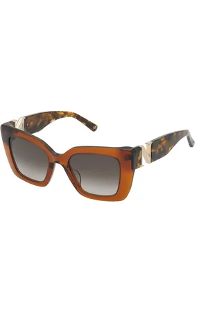 Nina Ricci SNR378V 0893 Gafas de Sol para Mujer Marrones