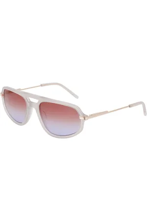 DKNY DK712S 011 Gafas de Sol para Mujer Blancas