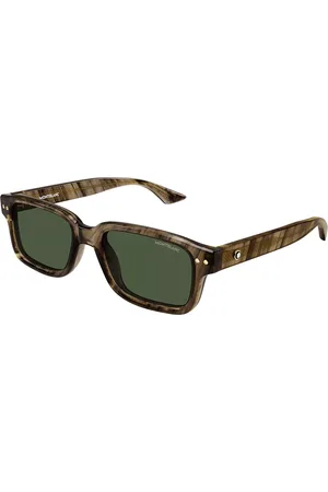 Montblanc MB0286S 004 Gafas de Sol para Hombre Marrones