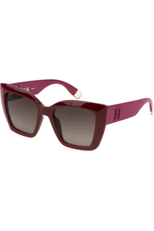 Furla SFU710 09PN Gafas de Sol para Mujer Borgoña