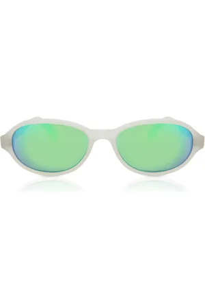 Retrosuperfuture LASER SVJ Gafas de Sol para Hombre Blancas