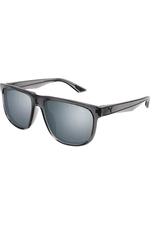 PUMA PU0441S 005 Gafas de Sol para Hombre Grises