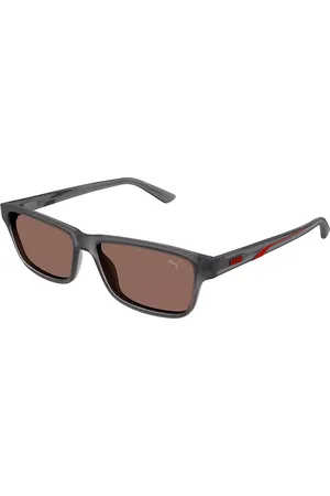 PUMA PU0469S 004 Gafas de Sol para Hombre Grises
