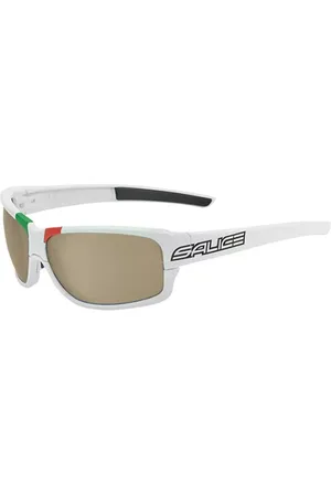 Salice 017 ITA IR WHITA/49B Gafas de Sol para Hombre Blancas