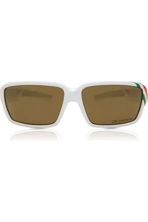 Salice 008 ITA IR BIANCO/RW BLU Gafas de Sol para Hombre Blancas