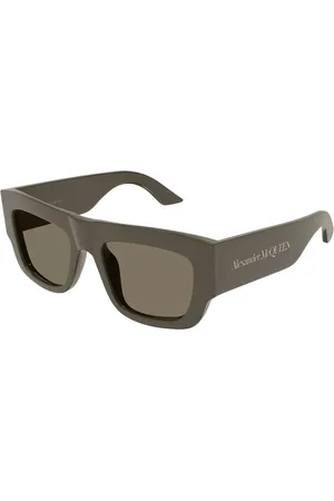 Alexander McQueen AM0449S 003 Gafas de Sol para Hombre Marrones