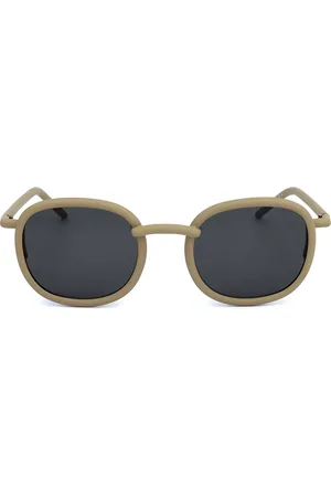 Kartell KL021S 04 Gafas de Sol para Hombre Marrones