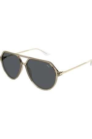 PUMA PU0459S 004 Gafas de Sol para Hombre Marrones
