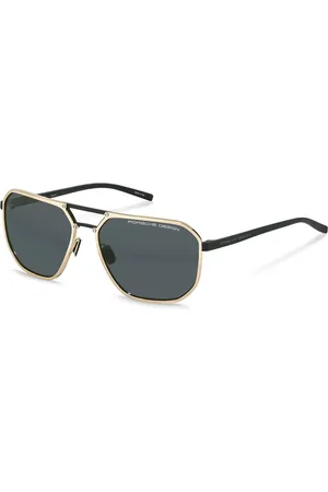 Porsche Design P8971 Polarized B416 Gafas de Sol para Hombre Dorados
