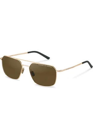 Porsche Design P8970 B211 Gafas de Sol para Hombre Dorados