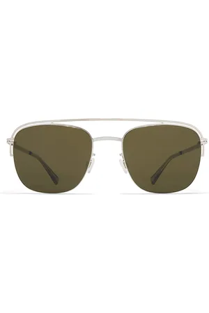 MYKITA Nor 051 Gafas de Sol para Hombre Plateadas