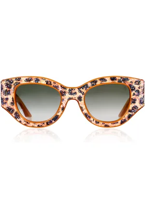 ANNA KARIN KARLSSON LUCKY GOES TO VEGAS Leopard Gafas de Sol para Mujer Naranjas