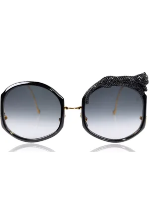 ANNA KARIN KARLSSON ROSE ET LE RÊVE - SUN Negras Transparentes Gafas de Sol para Mujer Negras