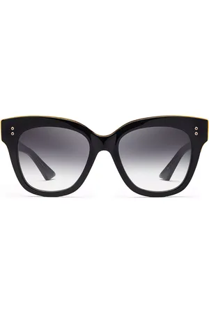 DITA EYEWEAR Day Tripper 22031-A-BLK-GLD-55 Gafas de Sol para Mujer Negras