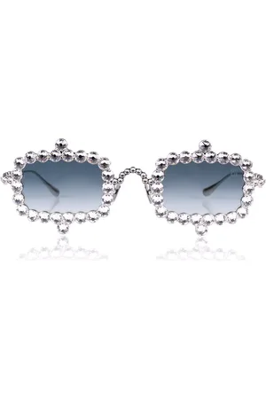 ANNA KARIN KARLSSON CRYSTAL MIRAGE Blancas Dorados Gafas de Sol para Mujer Plateadas