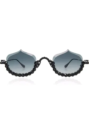 ANNA KARIN KARLSSON CRYSTAL MERINGUE Negras Gafas de Sol para Mujer Negras
