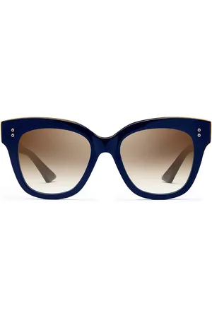 DITA EYEWEAR Day Tripper 22031-D-NVY-GLD-55 Gafas de Sol para Mujer Azules