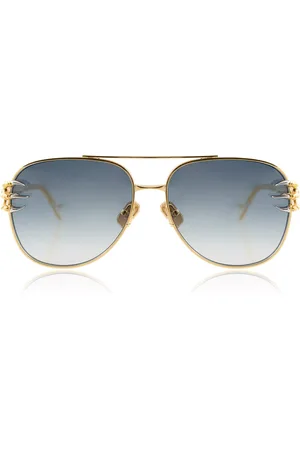 ANNA KARIN KARLSSON CLAW VOYAGE Dorados Grises Lens Gafas de Sol para Mujer Dorados