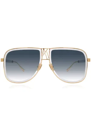 ANNA KARIN KARLSSON LOGO DUDE Translucent Gafas de Sol para Mujer Dorados