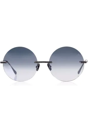 ANNA KARIN KARLSSON CRYSTAL NEST - ROUND Negras Grises Gafas de Sol para Mujer Negras
