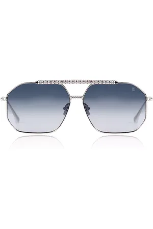 ANNA KARIN KARLSSON LE BOSS 2.0 Blancas Dorados Gafas de Sol para Mujer Plateadas