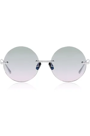 ANNA KARIN KARLSSON CRYSTAL NEST - ROUND Blancas Dorados Blush Gafas de Sol para Mujer Plateadas