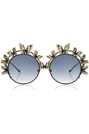 ANNA KARIN KARLSSON THE BUTTERFLY Negras Gafas de Sol para Mujer Dorados