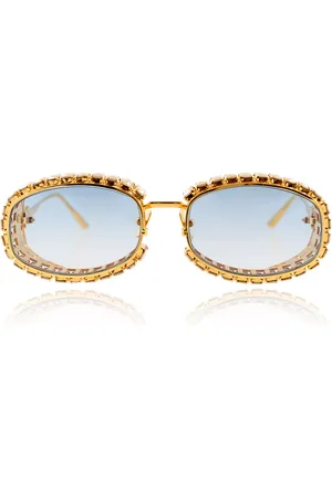 ANNA KARIN KARLSSON BILLION $ BOO Dorados Ice Gafas de Sol para Mujer Dorados