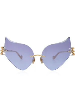 ANNA KARIN KARLSSON THE CLAW & THE NEST - CAT 2.0 Dorados Violeta Gafas de Sol para Mujer Dorados