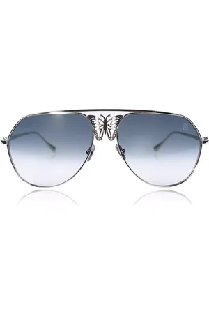 ANNA KARIN KARLSSON MISS ROSELL 2.0 Blancas Dorados Gafas de Sol para Mujer Plateadas