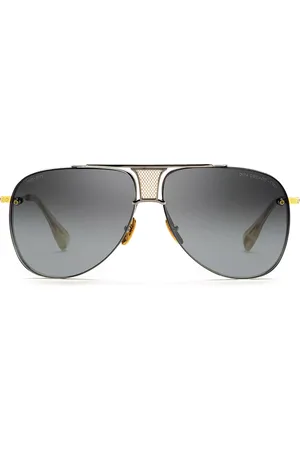 DITA EYEWEAR Decade-Two DRX-2082-A-SLV-GLD-62 Gafas de Sol para Hombre Negras