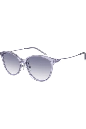 Emporio Armani EA4220F Ajuste Asiático 611179 Gafas de Sol para Mujer Purple