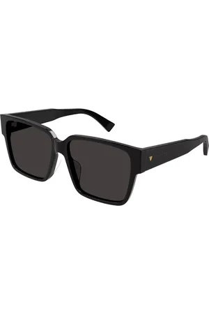 Bottega Veneta BV1287SA Ajuste Asiático 001 Gafas de Sol para Mujer Negras