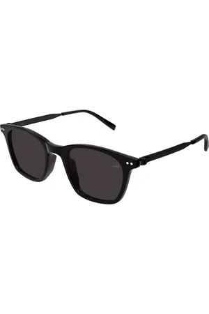 Dunhill DU0092S Ajuste Asiático 001 Gafas de Sol para Hombre Negras