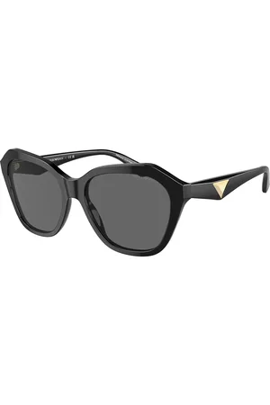 Emporio Armani EA4221F Ajuste Asiático 501787 Gafas de Sol para Mujer Negras