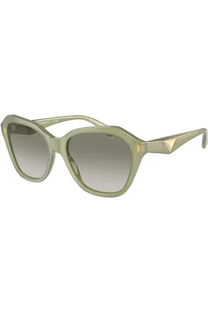 Emporio Armani EA4221F Ajuste Asiático 61168E Gafas de Sol para Mujer Verdes