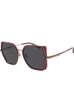 Emporio Armani EA2142D Ajuste Asiático 333487 Gafas de Sol para Mujer Dorados