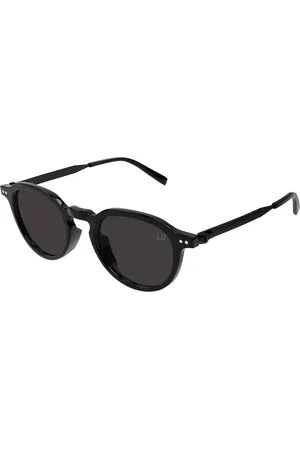 Dunhill DU0091S Ajuste Asiático 001 Gafas de Sol para Hombre Negras