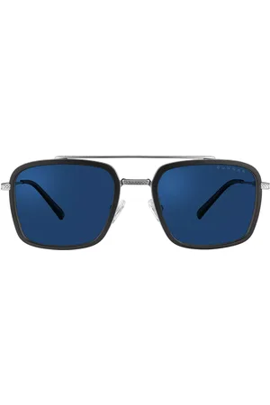Gunnar STARK INDUSTRIES - MARVEL Ajuste Asiático Azules-Light Block EDI-12311 Gafas de Sol para Hombre Negras
